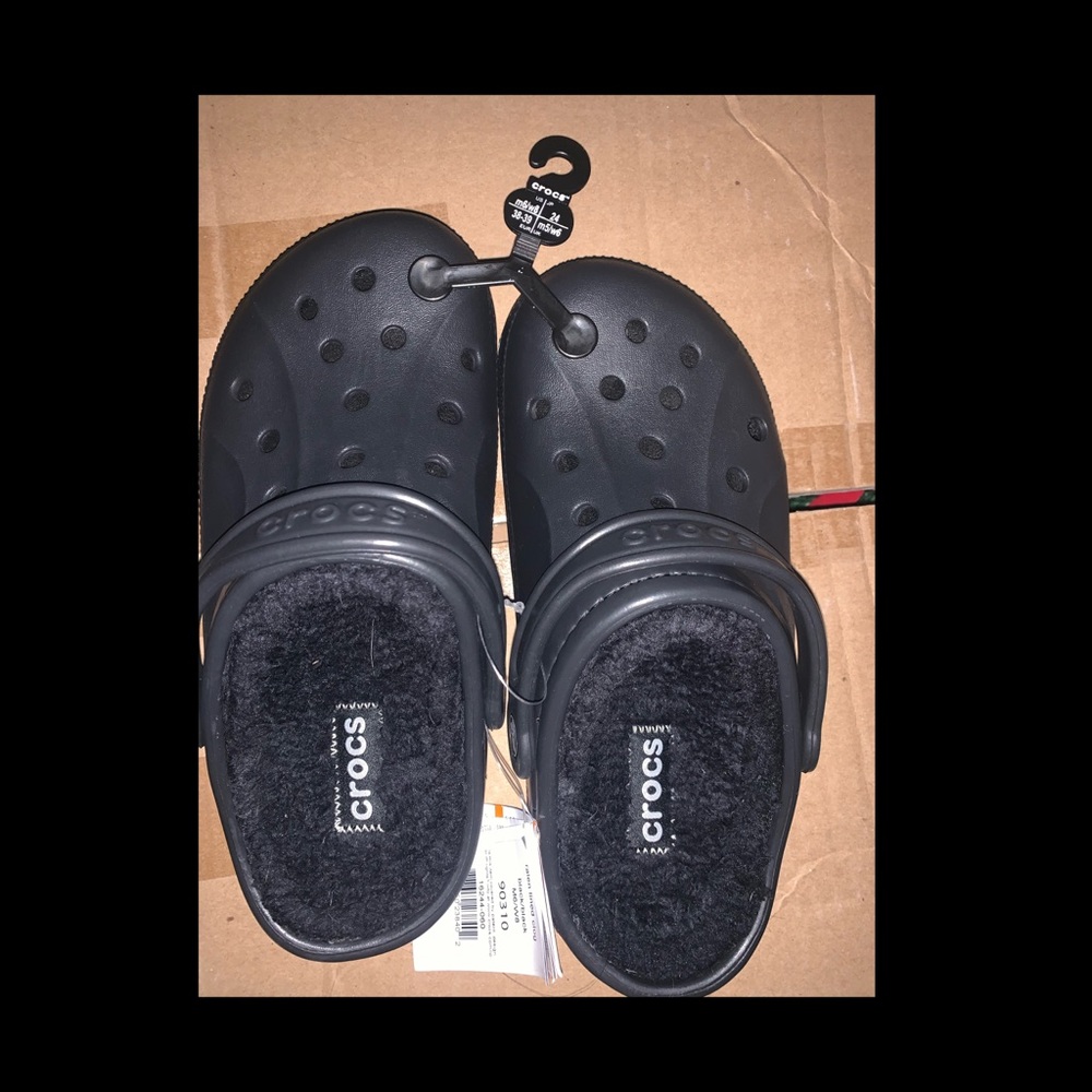 Fir lined crocs